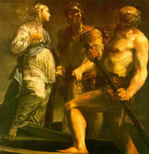 Aeneas with the Sybil Charon, Giuseppe Maria Crespi